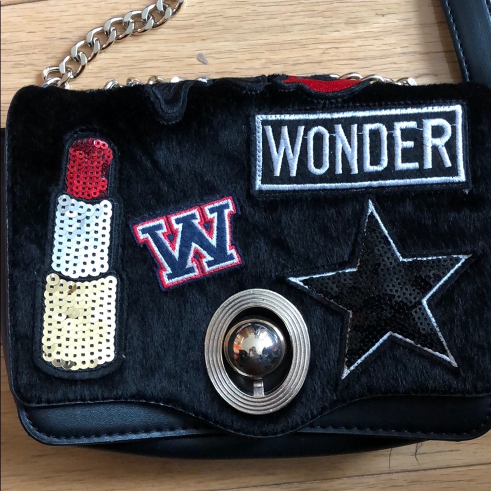 Zara Black Bag on Chain